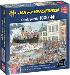 Jumbo puzzle Llegada de Sinterklaas Jan van Haasteren 1000 piezas adultos