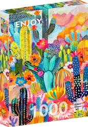 Enjoy Puzzle rompecabezas Cacti Land 1000 piezas naturaleza cartón