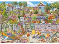 Gibsons puzzle Beachcomber's Garden 250XL - piezas extra grandes-2