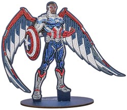 Craft Buddy juguete Falcon Crystal Art XL Buddy set creativo Marvel
