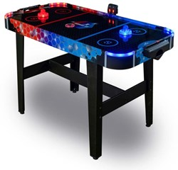 Carromco mesa de air hockey Aurora-XT con iluminación LED y accesorios
