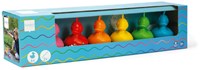 Juego SCRATCH de 6 patos de feria - Arcoíris