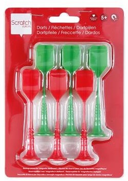 Scratch Dardos Magnéticos Azul-Verde - 6 Piezas Juego Infantil