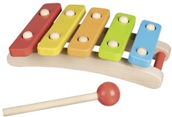 Goki xilófono de madera juguete musical con 5 melodías para niños