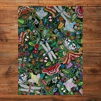 Gibsons puzzle Winged Wonders 1000 piezas insectos coloridos-2