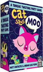 Asmodee juego de cartas Cat Says Moo - divertido juego familiar animales
