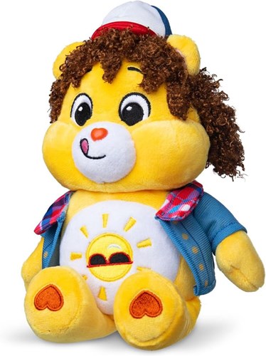 Care Bears peluche Stranger Things Funshine Bear Dustin 22cm edición limitada-3