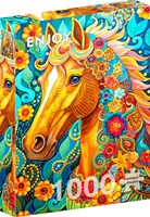 Enjoy Puzzle rompecabezas Blooming Mane 1000 piezas cartón colorido