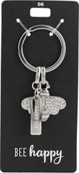Depesche llavero abeja - amuleto de la suerte y regalo