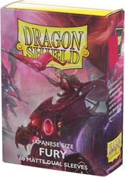 Asmodee fundas para cartas Dragon Shield Japanese Matte dual Fury 60 unidades