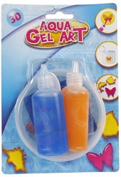 Crear figuras de gel 3D juguete creativo tema animales naranja