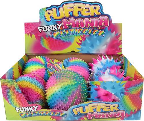 Vedes pelota puffer juguete Funky Mania 18cm juego sensorial colorido-3