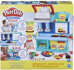 Play-Doh set de cocina restaurante juguete Busy Chefs con plastilina
