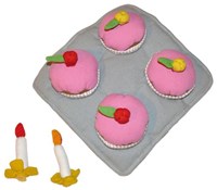Beleduc juego de té de juguete para niños - high tea de cartón-2