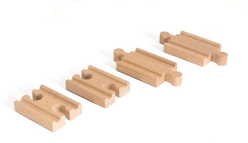 Brio Vías rectas cortas - Mini Straight Track pack - 33393 - Expansión tren-3
