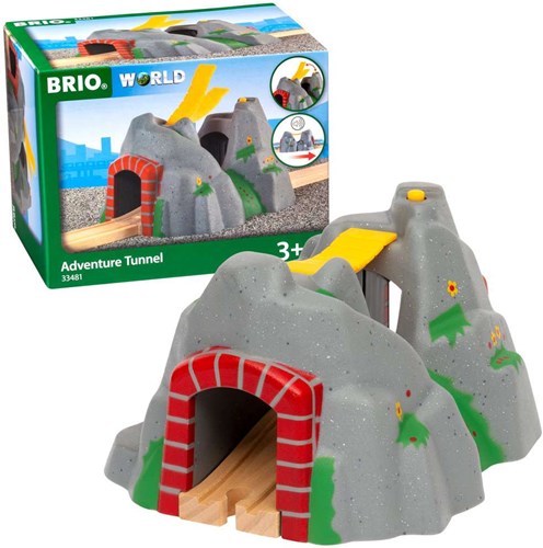 Brio Túnel mágico de tren - Accesorio de tren de juguete con sonidos-2