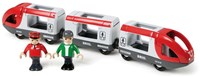 Brio tren de juguete - Tren de pasajeros rojo 33505 set de tren de madera-2