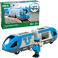 Brio Tren de pasajeros a pilas - Set de tren para niños - 33506-2