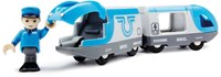 Brio Tren de pasajeros a pilas - Set de tren para niños - 33506-3