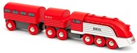 Brio tren de alta velocidad juguete tren rojo y plateado - 33557-3