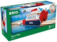 Brio Ferry barco de juguete de madera - ferry con luz y sonido
