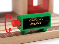 Brio Estación de tren con función de grabación de sonido - juguete de madera interactivo-3