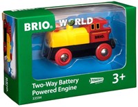 Brio locomotora de juguete a pilas - tren rojo con luz