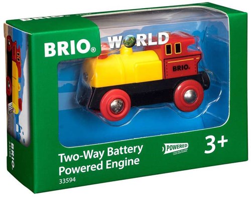 Brio locomotora de juguete a pilas - tren rojo con luz