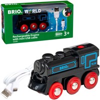 Brio locomotora recargable tren con cable mini USB - 33599 - juguete sostenible-2