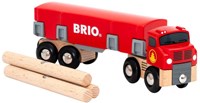Brio Camión de transporte de madera juguete - juguete de madera magnético-2