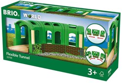 Brio túnel flexible - accesorio tren de juguete verde - 33709