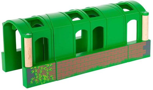 Brio túnel flexible - accesorio tren de juguete verde - 33709-2