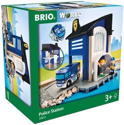 Brio Estación de Policía - Luz y Sonido - Set de juego para niños