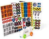 Brio Sticker Train - Tren de juguete de madera con pegatinas para niños-2