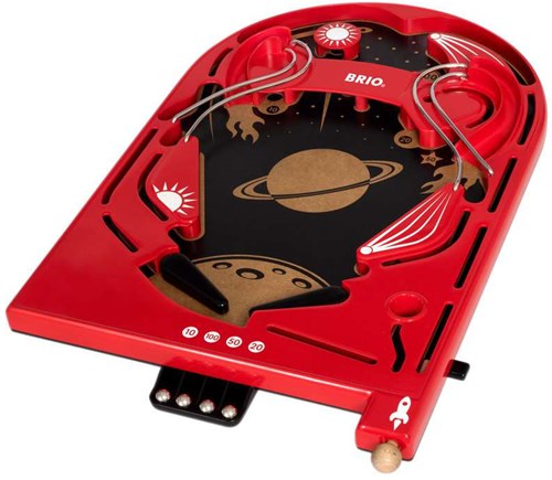 Brio pinball de madera Space Safari - Juego de pinball para niños-2