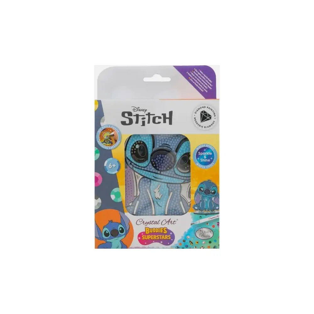 Disney Crystal Art XL Stitch espejo buddy - kit creativo