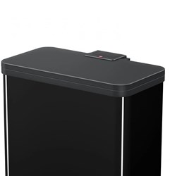 Hailo cubo de pedal separación de residuos 26L negro soft-close cocina