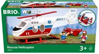 Brio helicóptero de rescate juguete - helicóptero aventurero para niños