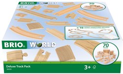 Brio Deluxe Track Pack vías de tren - 36030 - set de expansión de madera