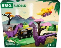 Brio juguete Set de Aventura Dinosaurio - tren de madera con dinosaurios