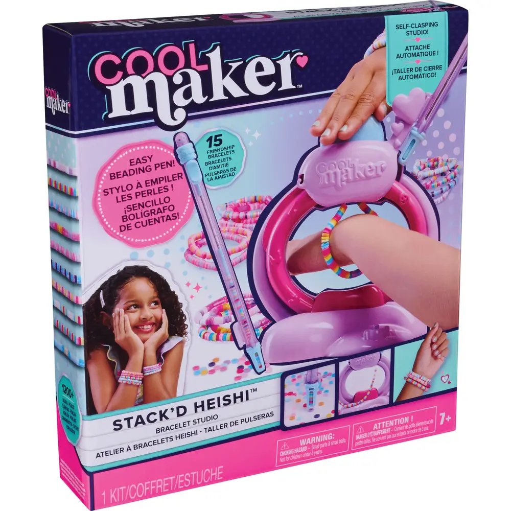 Spin Master set creativo para hacer pulseras con cuentas Heishi para niños