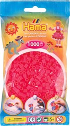 Hama cuentas para planchar - fucsia - 1000 piezas - set creativo
