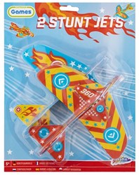 Grafix set de aviones acrobáticos de juguete - 2 aviones en tarjeta