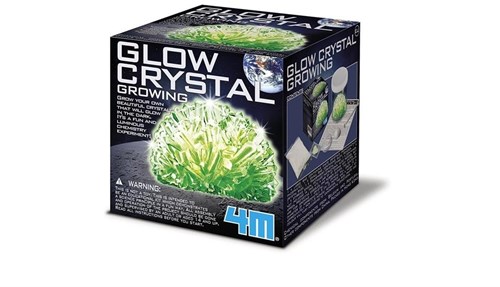 4M Science kit de crecimiento de cristales glow in the dark juguete experimento-2