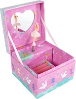 Van Manen joyero música bailarina rosa caja de joyas 15cm-2
