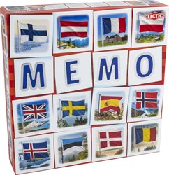 Tactic Memory juego de cartas banderas - juego educativo para niños
