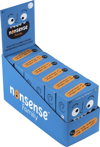 Asmodee juego de cartas Nonsense Family para niños y adultos-3