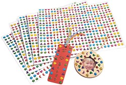 Colorations - 3D Edelsteenstickers, 2150st.