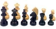HOT Games Juego de Ajedrez Staunton 3 Palm/Negro Kh.76 mm.LL/V