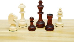 HOT Games Schaaks.Staunt.3 Madera Bl/Br.L+V 76mm Kis